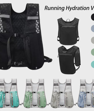 Lichtgewicht Hardloop Vest met Waterzak & Telefoonvak - Trailrunning, Hiking & Outdoor
