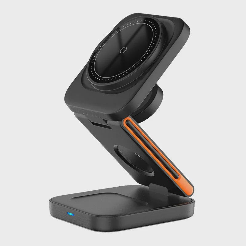 3-in-1 Magnetische Oplaadstation voor iPhone, Apple Watch & AirPods - Opvouwbaar