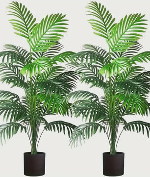 Kunstplant Areca Palm met 24 Bladeren - Realistische Kunstboom voor Binnen en Buiten