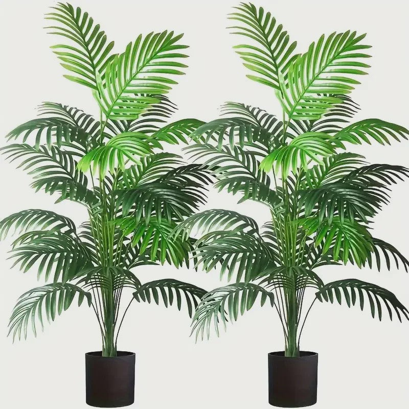 Kunstplant Areca Palm met 24 Bladeren - Realistische Kunstboom voor Binnen en Buiten