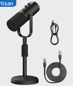 Dynamische Podcast Microfoon met XLR/USB - Studio Kwaliteit voor Opnames, Streaming & Gaming