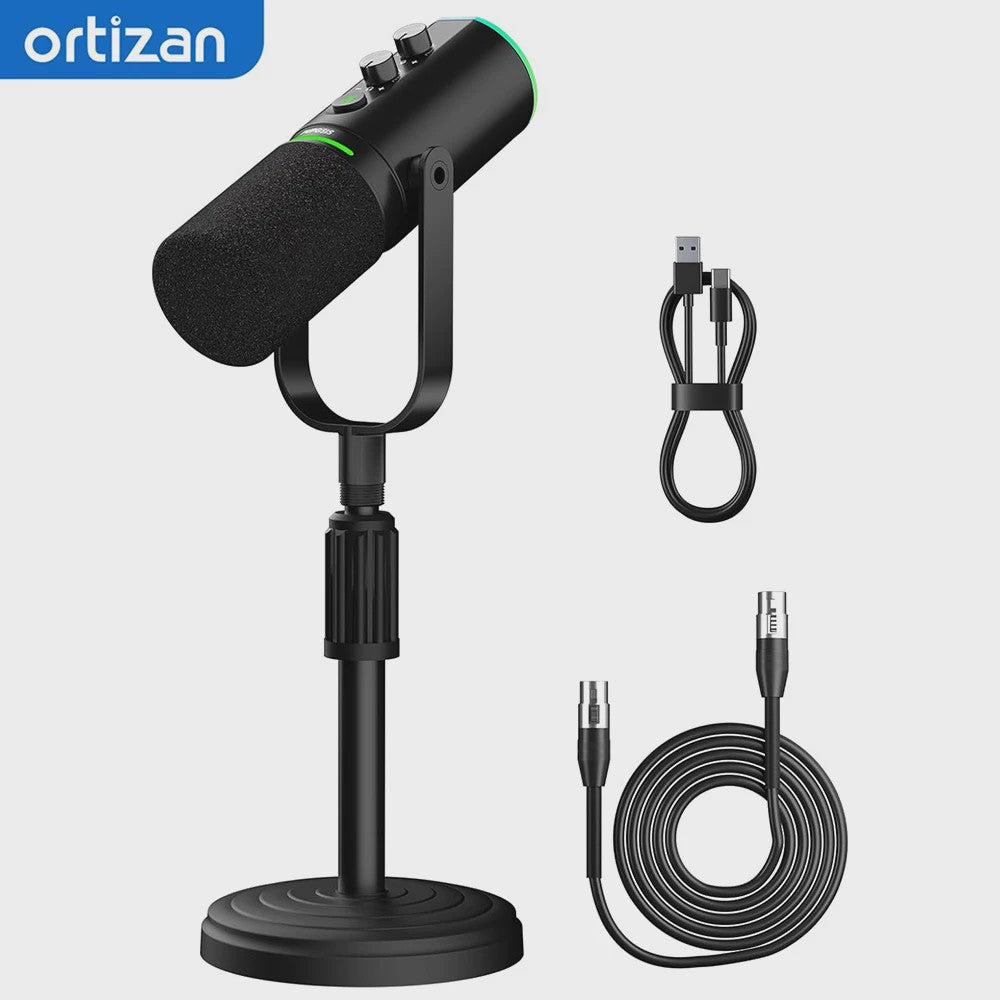 Dynamische Podcast Microfoon met XLR/USB - Studio Kwaliteit voor Opnames, Streaming & Gaming