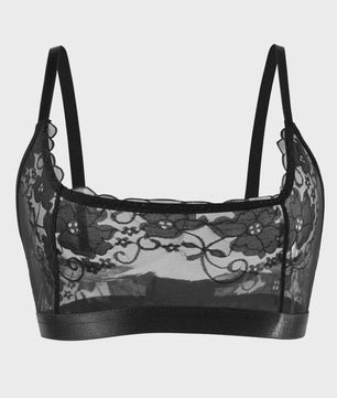 Elegante Dames Bralette van Bloemenkant - Zonder Beugel & Padding, Verstelbare Bandjes