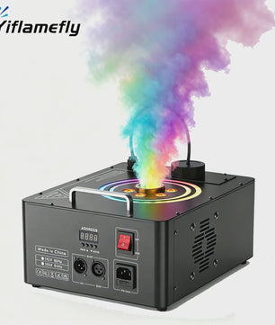 Krachtige 1300W Rookmachine met 6 RGB LED's en Kleurrijke Lichtstrips - Inclusief Afstandsbediening & DMX