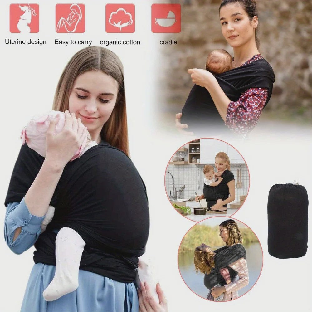 Lichtgewicht en Ademende Baby Draagdoek - Handsfree Comfort voor Ouders