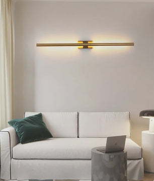 Moderne Lineaire Wandlamp LED - Stijlvol Zwart of Goud
