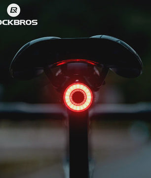 ROCKBROS Slimme Fiets Achterlicht met Remdetectie & Type-C Opladen - IPX7 Waterdicht