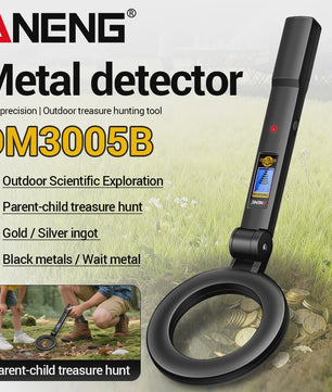 ANENG DM3005B Metaaldetector - Pro Schatzoeker met Pinpoint & Discriminatie