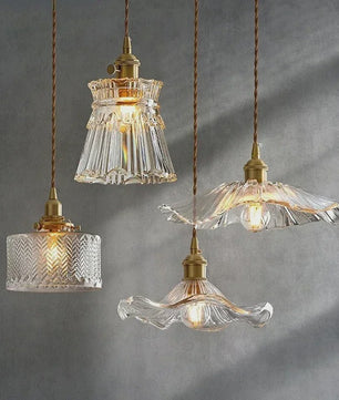 Moderne Glazen Hanglamp - Sfeervolle Verlichting voor Keuken, Eetkamer & Slaapkamer