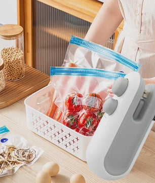 Draagbare Mini Hitte Sealer voor Plastic Zakken - Houd Voedsel Langer Vers