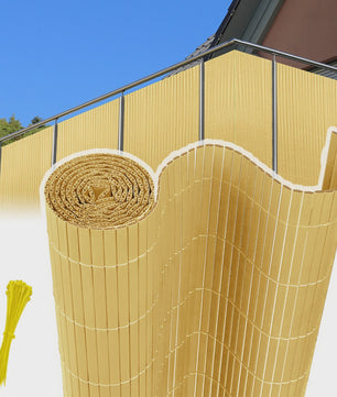 PVC Balkon- en Tuinscherm 80-200cm Hoog, 300-500cm Lang - UV-beschermend & Ondoorzichtig