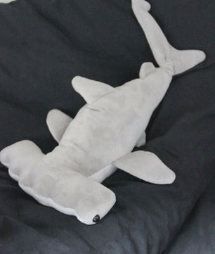 Realistische Witvinrifhaai Pluche Knuffel 40 cm - Zacht Oceaan Dieren Speelgoed Kussen