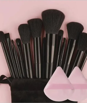 Professionele Make-up Kwasten Set: Zachte Kabuki & Blending Penselen voor Foundation, Poeder, Oogschaduw - Beauty Tools Kit