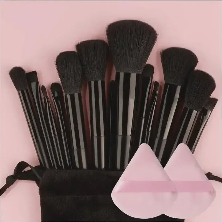Professionele Make-up Kwasten Set: Zachte Kabuki & Blending Penselen voor Foundation, Poeder, Oogschaduw - Beauty Tools Kit