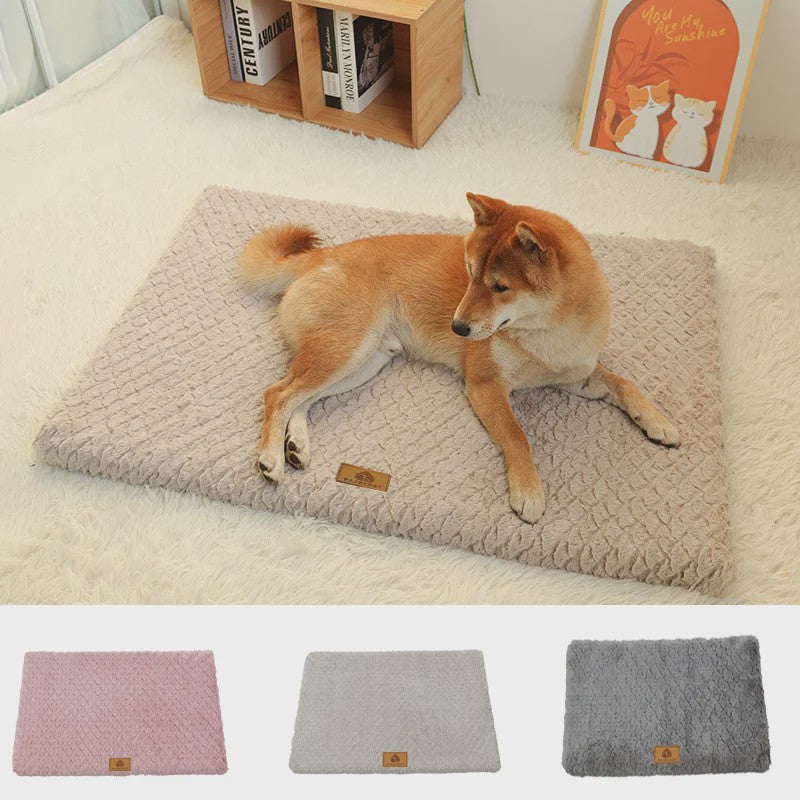 Orthopedisch Hondenkussen 3D Schuim met Afneembare Wasbare Faux Fur Hoes - Waterdicht & Antislip