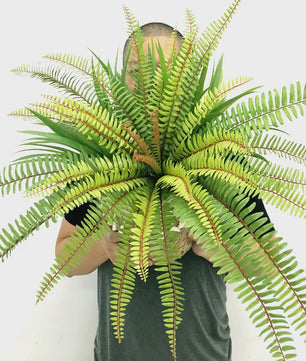 Grote Kunstvaren Hangplant - Nep Palmboom met Vallende Bladeren voor Buiten (50/65cm)