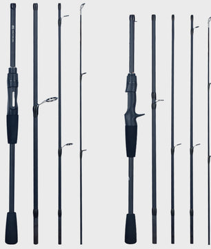 Veelzijdige Carbon Reishengel: Spinning & Baitcasting (1.8-2.4m, 5-30g)