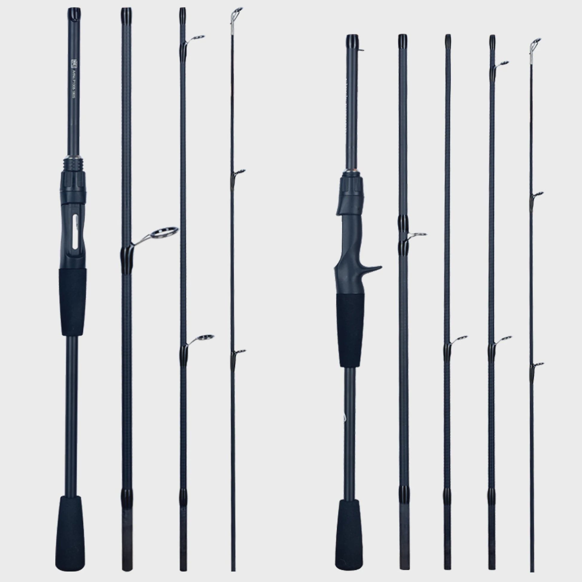 Veelzijdige Carbon Reishengel: Spinning & Baitcasting (1.8-2.4m, 5-30g)