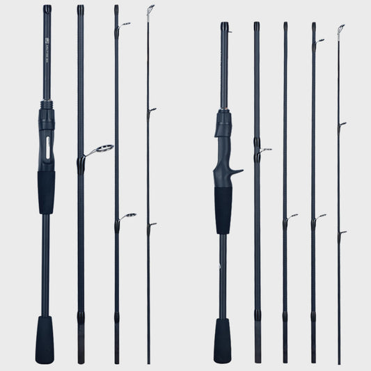Veelzijdige Carbon Reishengel: Spinning & Baitcasting (1.8-2.4m, 5-30g)