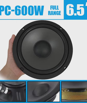 6.5 Inch 600W Coaxiale Autoluidspreker - Universele HiFi Stereo Speaker