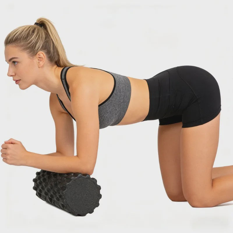 High-Density Solid Core For Muscle Recovery/Massage, Durable Fitness Tool 33Cm Foam Roller Yoga Massage