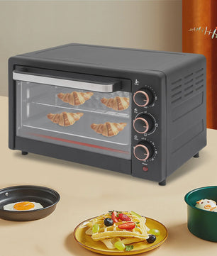Elektrische Oven 1000W - 22L met Grillpan - Bakken, Grillen & Roosteren