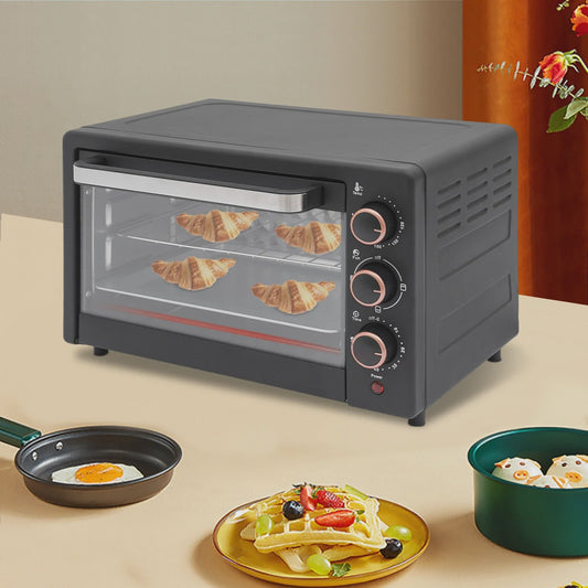 Elektrische Oven 1000W - 22L met Grillpan - Bakken, Grillen & Roosteren