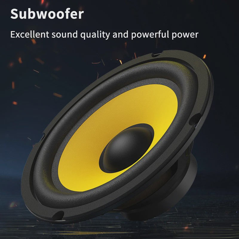 Universele Coaxiale Woofer Luidspreker (5-10 Inch) - Krachtige Bass & HiFi Geluid voor Auto en Huis