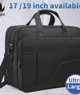 Ruime Heren Laptoptas - Zakelijk & Casual Schoudertas (15.6" - 19")