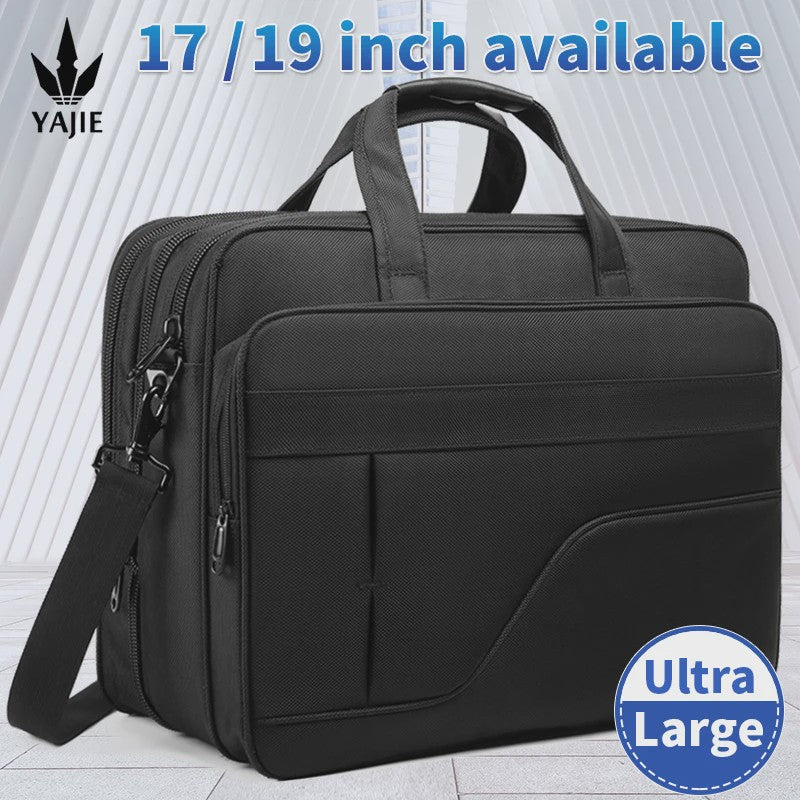Ruime Heren Laptoptas - Zakelijk & Casual Schoudertas (15.6" - 19")