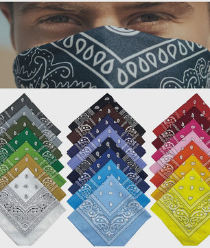 20-delige Set Paisley Bandana Sjaaltjes - Kleurrijk & Veelzijdig voor Mannen en Vrouwen