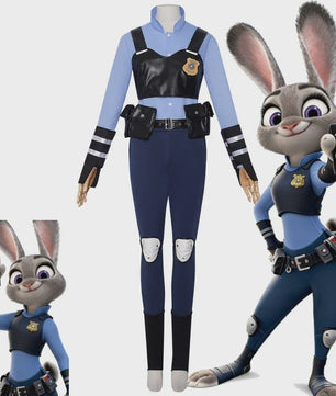 Judy Hopps Politie Uniform Kostuum - Zootopia Cosplay voor Kinderen & Volwassenen