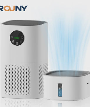 2-in-1 Luchtreiniger met Luchtbevochtiger - H13 True HEPA Filter