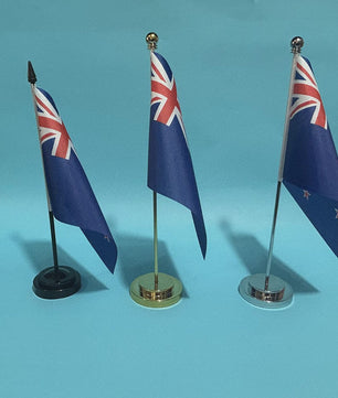 Nieuw-Zeeland Bureauvlag 14x21cm Polyester - Officiële Nationale Vlag