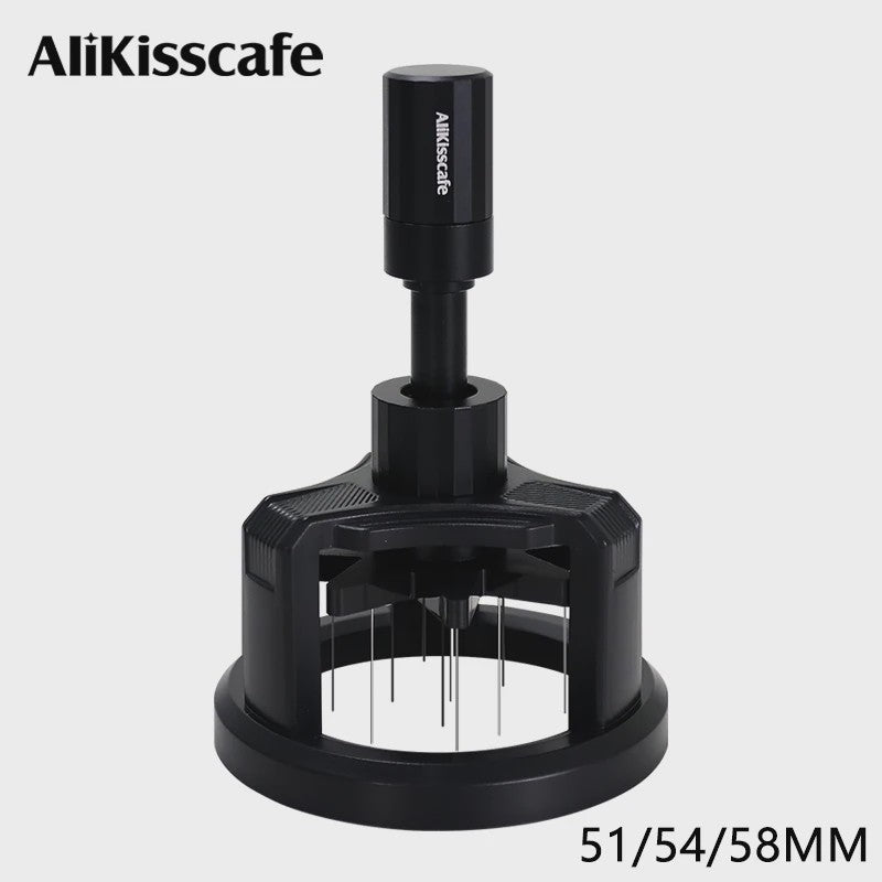 ALIKISSCAFE WDT Tool: Magnetische Espresso Naaldverdeler voor Barista's (51-58mm)