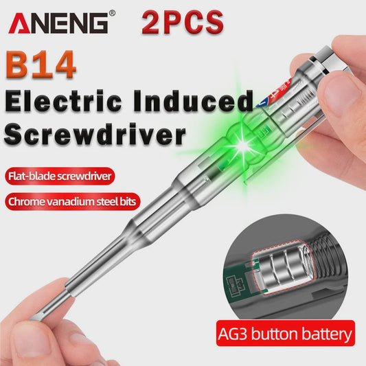 ANENG B14 Spanningsmeter Testpen Schroevendraaier 24-250V met Geluid & Licht Alarm