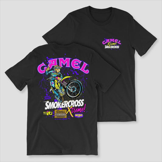 Retro Camel Cigarettes T-Shirt - Vintage Oversized Unisex Kleding