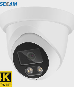 4K 8MP IP Camera met Audio, PoE, H.265, Onvif, Wide Angle & AI Kleuren Nachtzicht
