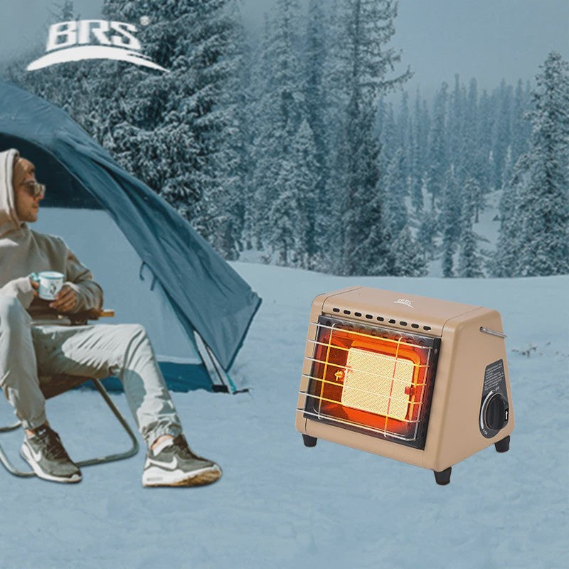 BRS-H23 Draagbare Tentkachel 1500W - Infrarood Verwarmer voor Camping & Buiten