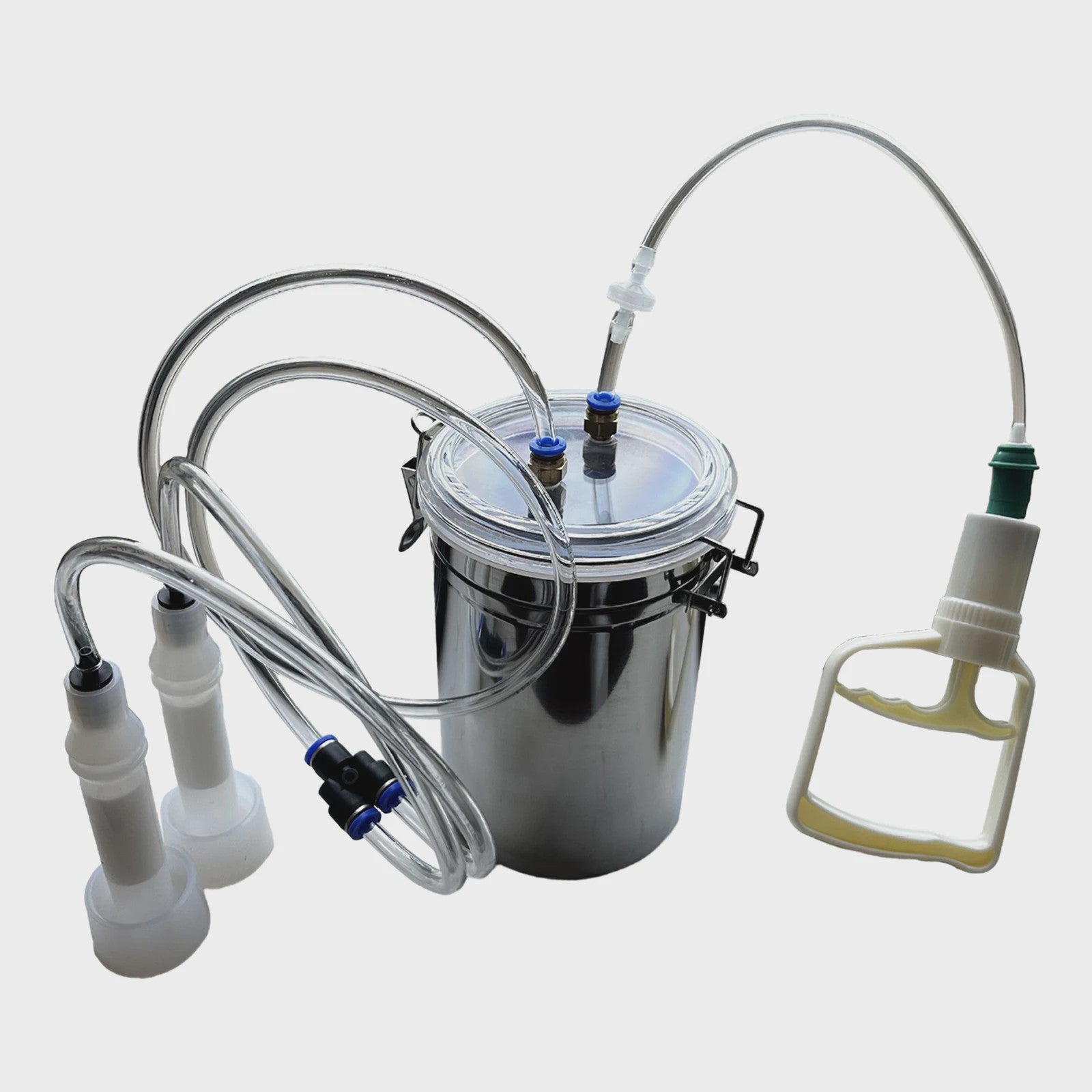 Handmatige Melkmachine 2L - Draagbare Vacuümpomp Emmer voor Koeien en Schapen