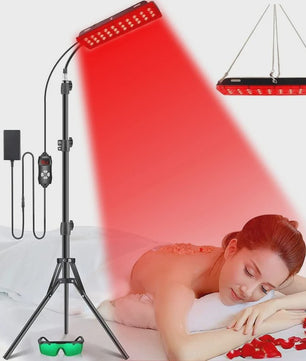 Professionele LED Roodlicht & Near-Infra Rood Therapie Lamp voor Gehele Lichaam & Gezicht