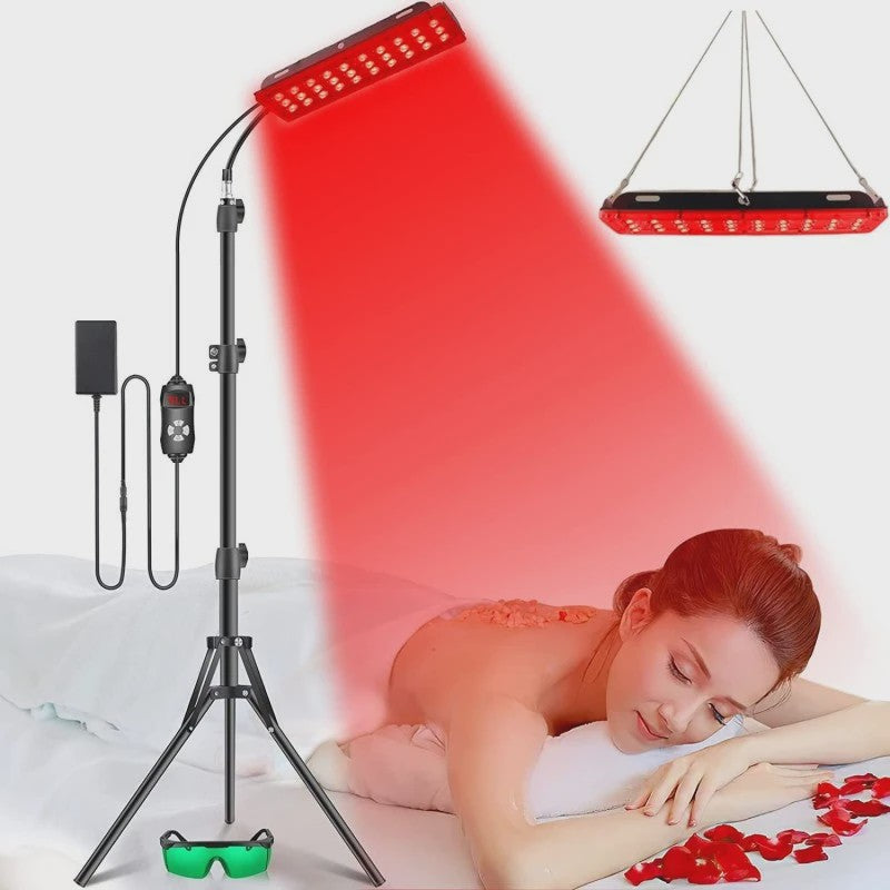 Professionele LED Roodlicht & Near-Infra Rood Therapie Lamp voor Gehele Lichaam & Gezicht