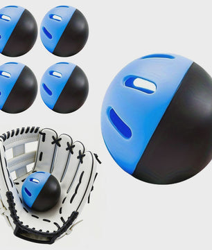Set van 4 of 8 Baseball & Softball Trainingsballen - Beperkte Vlucht, Onbreekbaar, Indoor/Outdoor
