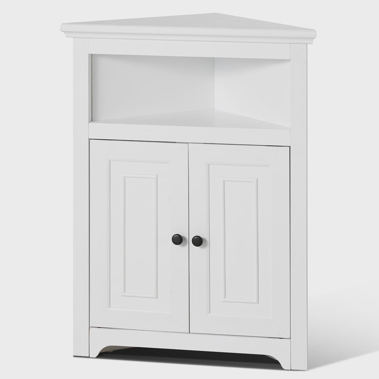 Stijlvolle Hoekopbergkast met Planken - Ideaal voor Woonkamer, Keuken of Badkamer