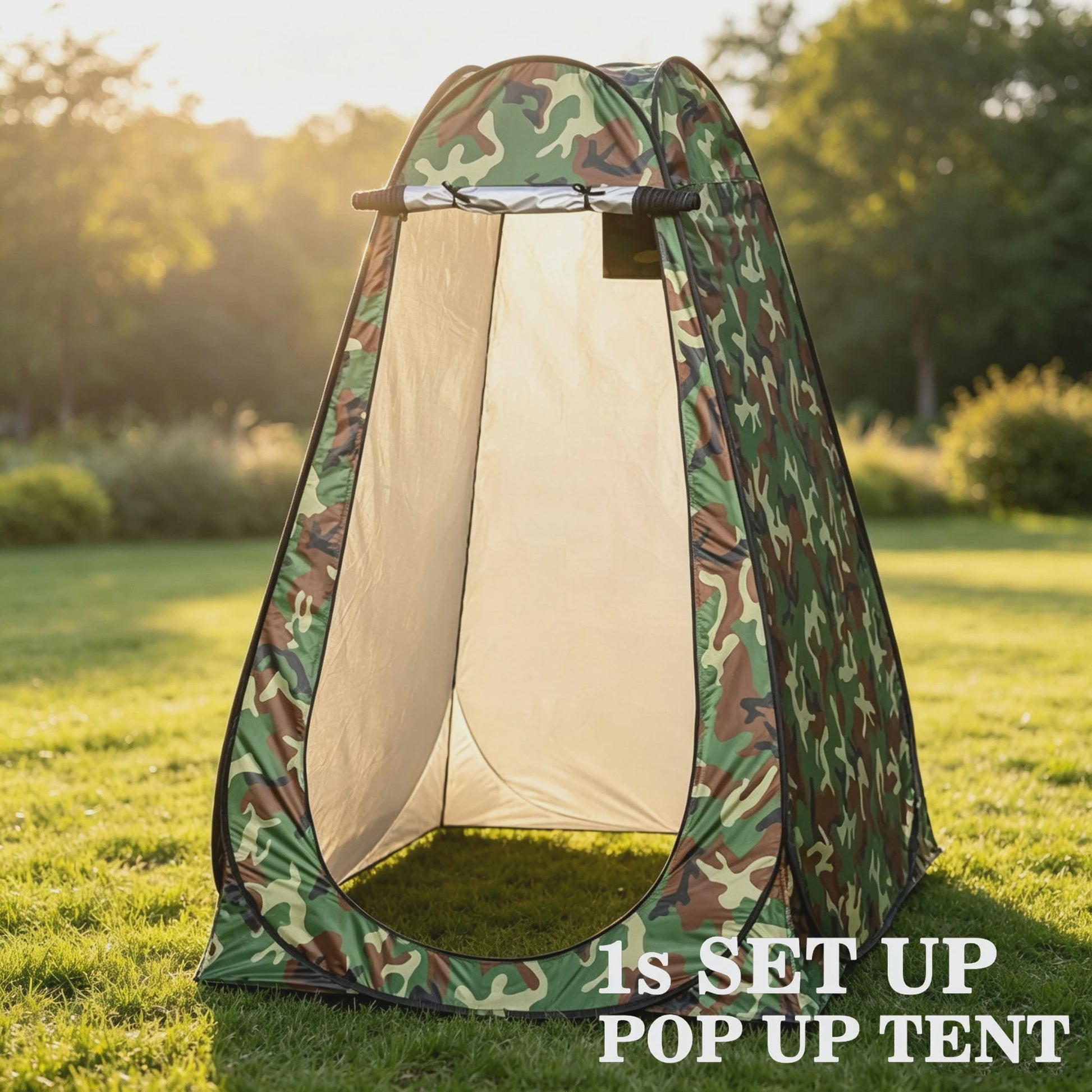 Pop-Up Privacy Tent: Draagbaar Toilet, Douche & Kleedkamer voor Buiten