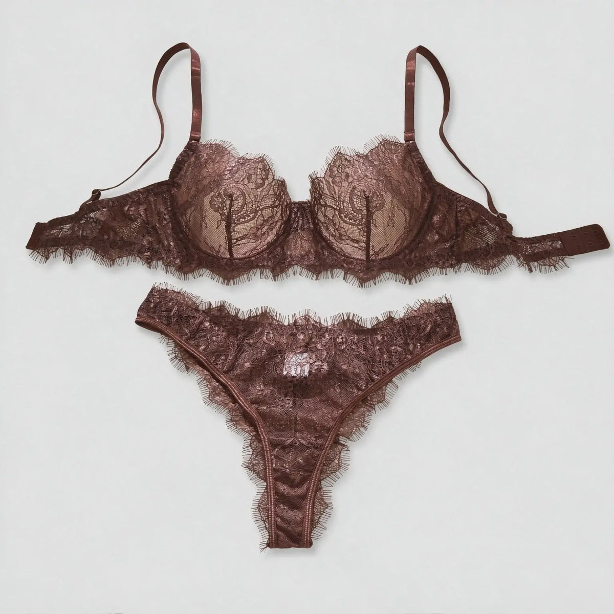 Luxe kanten bh en slip set - Naadloos en comfortabel