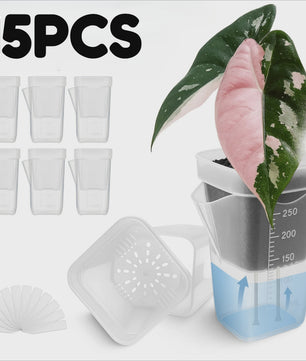 15x Zelfwaterende Plantenpotjes - Mini Kweekpotten met Reservoir