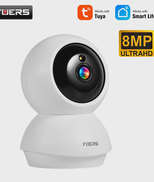 Draadloze 4K 8MP IP Camera met Auto Tracking & Tuya Smart App - Beveiliging & Babyfoon