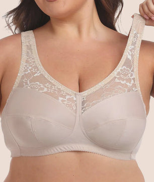 Comfortabele Minimizer Beugel BH met Kant - Volle Cup & Brede Afneembare Bandjes