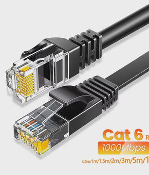 Cat6 Netwerkkabel 1000Mbps Gigabit Ethernet LAN Kabel RJ45 Afgeschermd